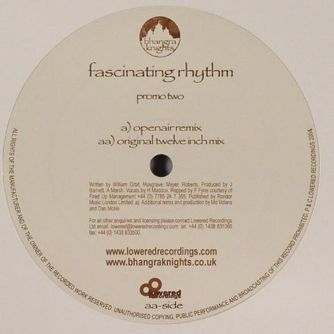 Bhangra Knights - Fascinating Rhythm 12" Lowered Recordings LOWER 001 P2