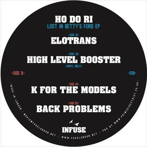 Ho Do Ri ‎– Lost In Betty's Ford 12" Infuse ‎– INFUSE018