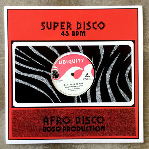 Bosq ‎– Can't Seem To Hide - Ubiquity ‎– UR12366