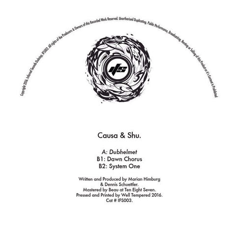 Causa & Shu ‎– Dubhelmet EP - Infernal Sounds ‎– IFS003
