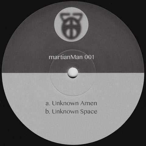 Martian Man ‎– Martianman 001 12" martianMan ‎– MM001