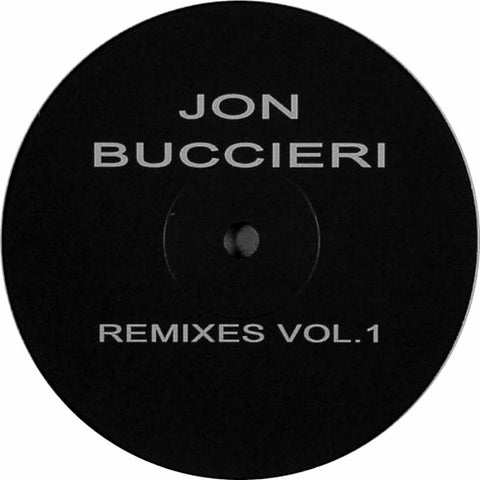 Jon Buccieri - Remixes Vol 1 12" Promo JBRX 001