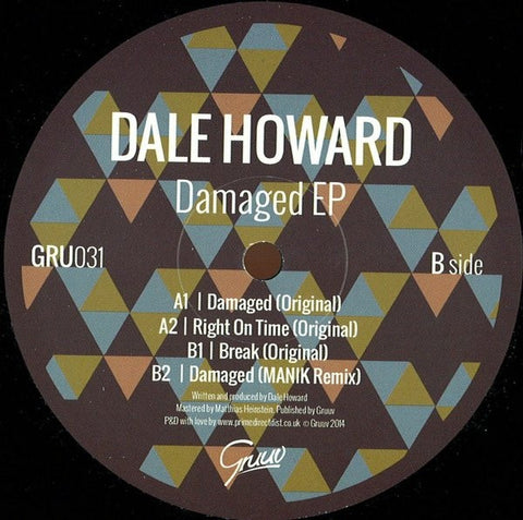 Dale Howard - Damaged EP 12" Gruuv GRU031