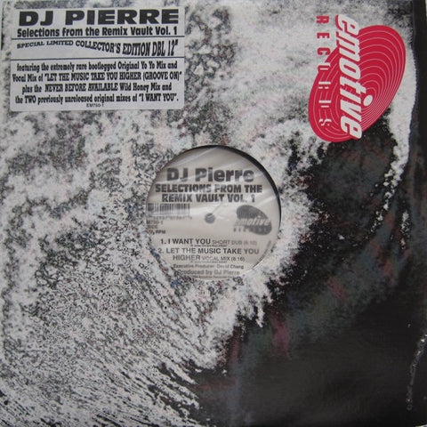 DJ Pierre - Selections From The Remix Vault (Vol. 1) 2x12" Emotive Records EM750-1