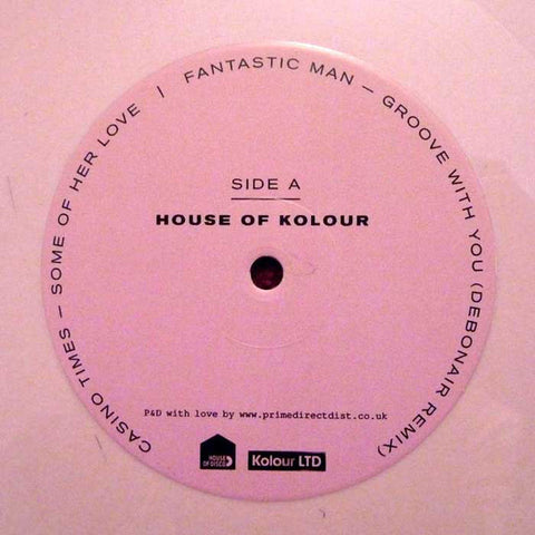 Various ‎– House Of Kolour 12" House Of Disco Records, Kolour LTD ‎– HODKOL1