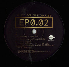 Various ‎– Music For Visionaries EP0.02 12" Cinematic Recordings ‎– CINMV12008