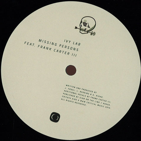 Ivy Lab ‎– Missing Persons EP - REPRESS Critical Recordings ‎– CRIT074