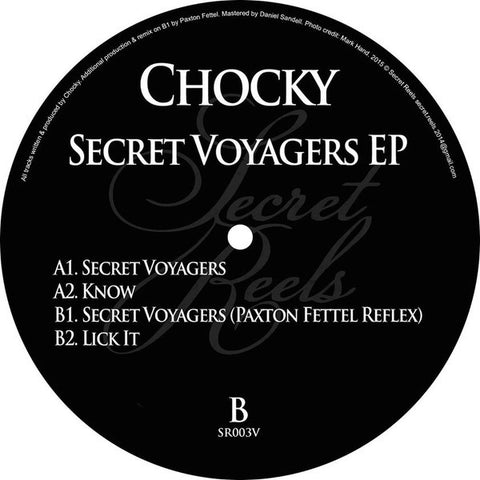 Chocky ‎– Secret Voyagers EP 12" Secret Reels ‎– SR003V