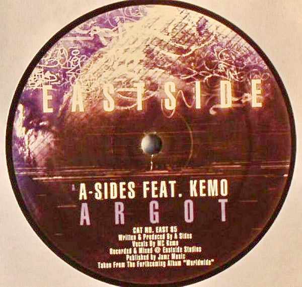 A-Sides, Kemo, Deeizm - Argot / Change 12" Eastside Records EAST 85