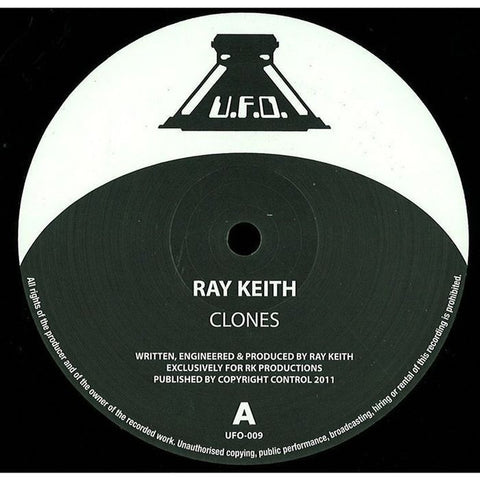 Ray Keith ‎– Clones / Dub Clash 12" UFO ‎– UFO009