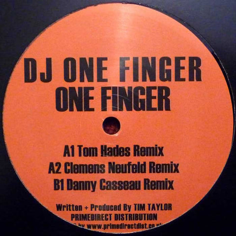 DJ One Finger - One Finger 12" Missile 2.0 MISSILE 2.04