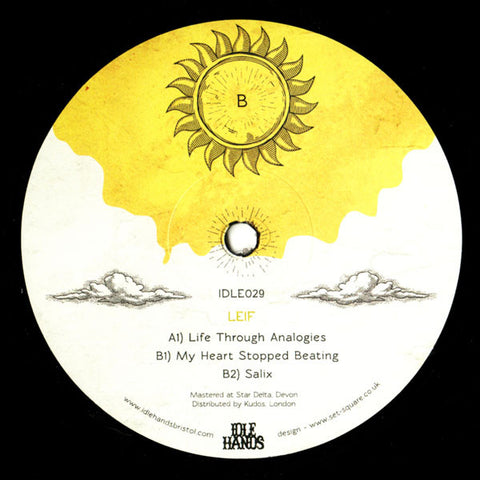 Leif ‎– Life Through Analogies 12" Idle Hands ‎– IDLE029