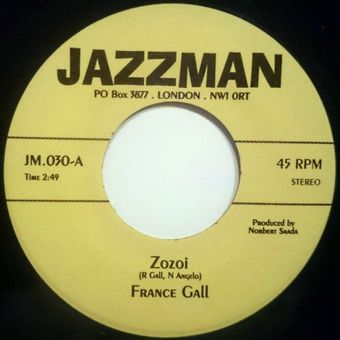 France Gall / IRP-3 ‎– Zozoi / Tema De Soninha - Jazzman ‎– JM030
