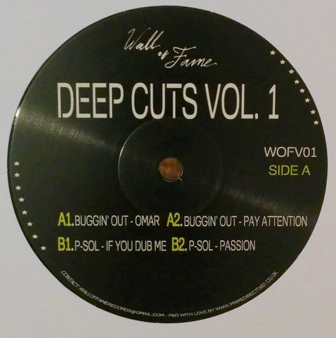 Various ‎– Deep Cuts Volume 1 12" Wall Of Fame ‎– WOFV01