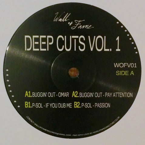 Various ‎– Deep Cuts Volume 1 12" Wall Of Fame ‎– WOFV01