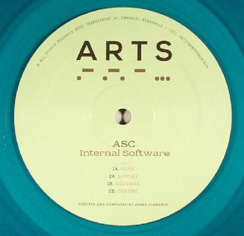 ASC ‎– Internal Software - Arts Transparent ‎– ARTSTRANSPARENT009