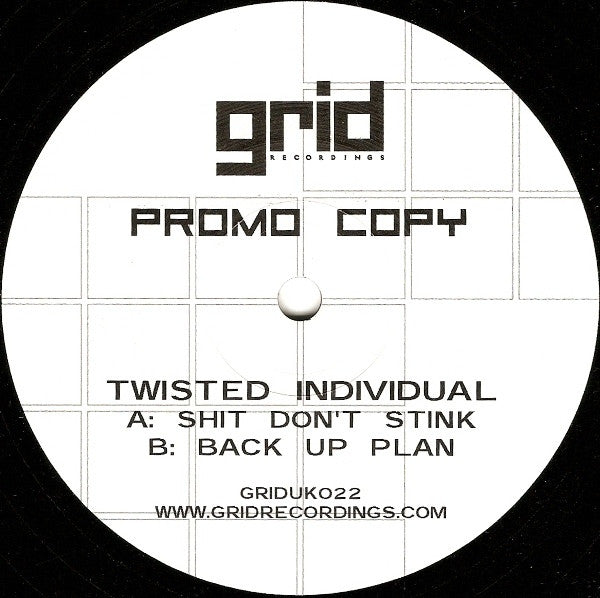 Twisted Individual - Shit Don't Stink 12" Promo Grid Recordings GRIDUK022