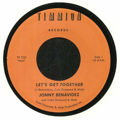 Jonny Benavidez and Cold Diamond & Mink ‎– Let's Get Together - Timmion Records ‎– TR 720