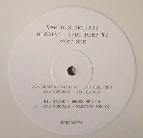 Various ‎– Diggin' Disco Deep #2 Part One 12" Diggin' Disco Deep ‎– DDD002PT1