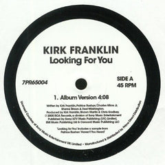 Kirk Franklin ‎– Looking For You - RCA Records ‎– 7PR65004