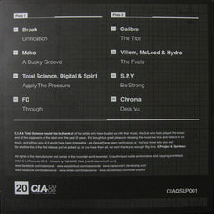 Various ‎– C.I.A. 20 2x12" C.I.A. ‎– CIAQSLP 001