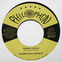 Alemayehu Eshete ‎– Alteleyeshegnem / Temar Ledje - Philophon ‎– PH45011