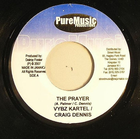 Vybz Kartel & Craig Dennis / Vital - The Prayer/ Flip And Flop 7" Pure Music Productions