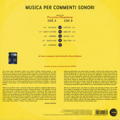 Puccio Roelens ‎– Musica Per Commenti Sonori 12"+CD Schema ‎– SCEB947LP