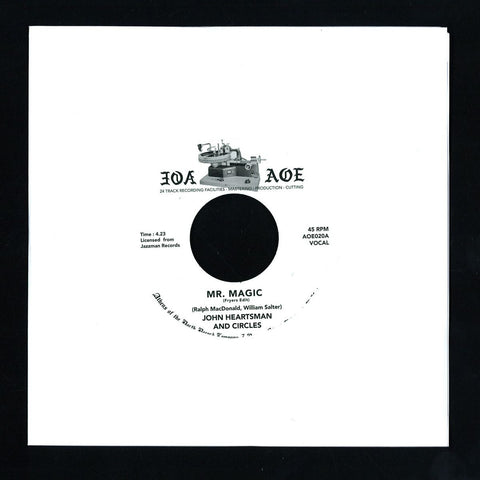 John Heartsman and Circles - Mr Magic Athens Of The North ‎– AOE 020