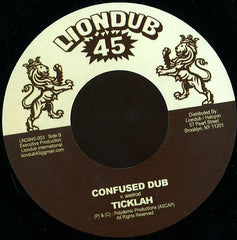 Judah Eskender Tafari / Ticklah ‎– Land Of Confusion (Ticklah Rmx) / Confused Dub 7" Liondub45, Black Redemption ‎– LNDB45-003