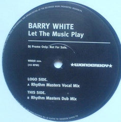 Barry White - Let The Music Play Wonderboy WBDJX020