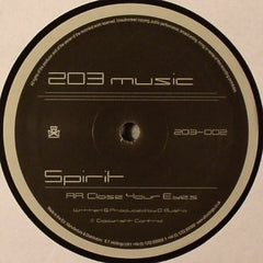 Spirit - Spark / Close Your Eyes 12" 203 Music 203-002