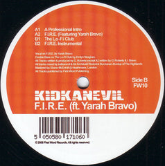 Kidkanevil, Yarah Bravo ‎– FIRE 12" First Word Records ‎– FW10
