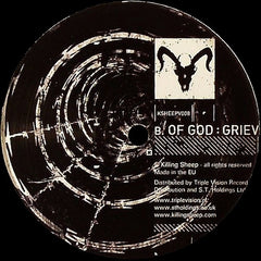 Donny / Of God - Amputation Original Version / Grieve 12" Killing Sheep Records KSHEEPV008