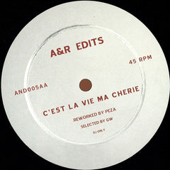 Peza ‎– No Changes / C'est La Vie Ma Cherie - A&R Edits ‎– AND005