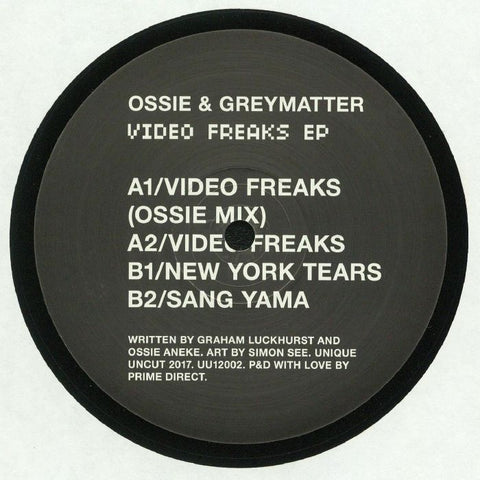 Ossie, Greymatter - Video Freaks Unique Uncut Records ‎– UU12002