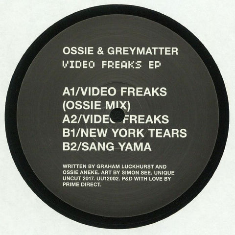 Ossie, Greymatter - Video Freaks Unique Uncut Records ‎– UU12002