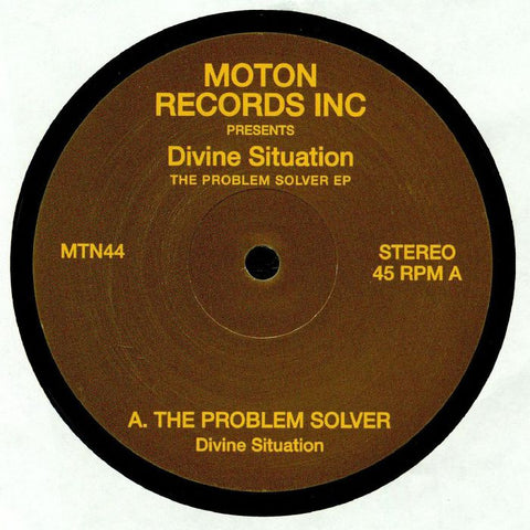 Divine Situation ‎– The Problem Solver EP - Moton Records Inc ‎– MTN44