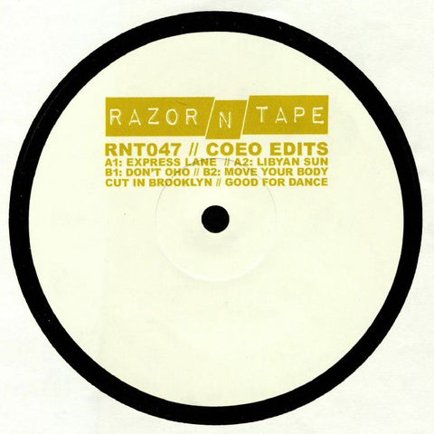 COEO ‎– COEO Edits - Razor N Tape ‎– RNT047