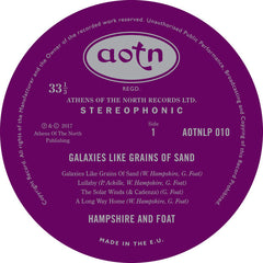 Hampshire and Foat ‎– Galaxies Like Grains Of Sand - Athens Of The North ‎– AOTNLP 010