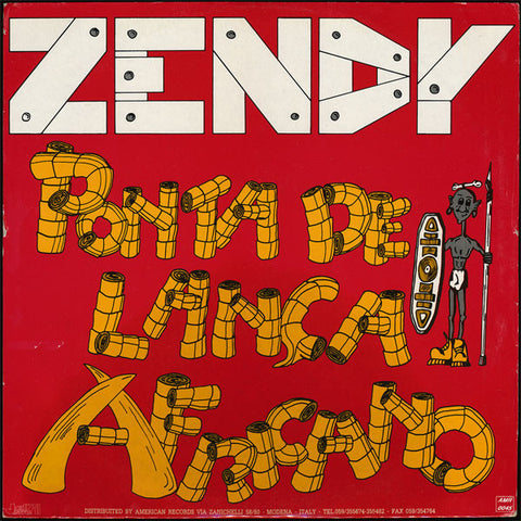 Zendy ‎– Ponta De Lanca Africano 12" American Records ‎– AMR 0045