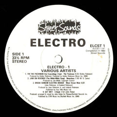 Various Artists - Street Sounds Electro 1 12" ELCST1 Street Sounds