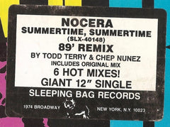Nocera - Summertime, Summertime ('89 Remix) 12" Sleeping Bag Records SLX-40148X