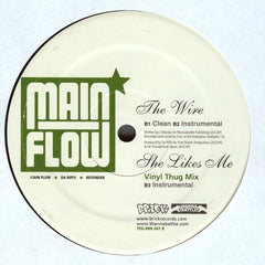 Main Flow - She Likes Me / The Wire 12" Brick Records TEG-BRK 041