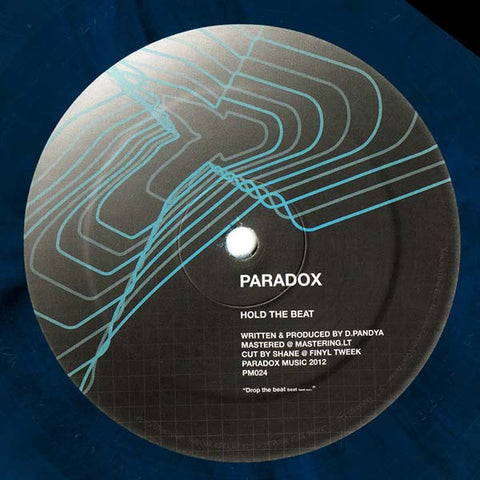 Paradox - No Consensus / Hold The Beat 12" PM024 Paradox Music