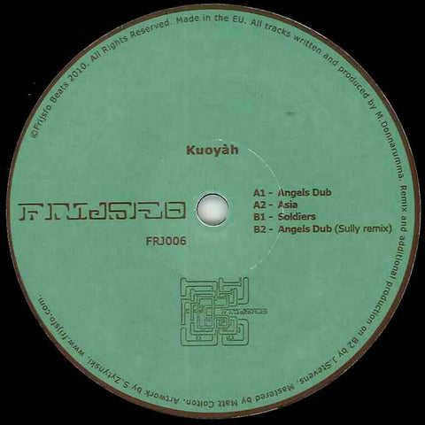 Kuoyàh - Angels Dub EP 12" FRJ006 Frijsfo Beats