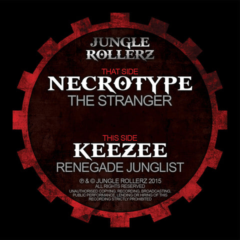 Necrotype / KeeZee - The Stranger / Renegade Junglist RZ003 Jungle Rollerz Records