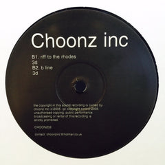 3d - Set You Free 12" CHOONZ02 Choonz Inc