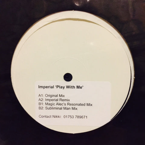 Imperial - Play With Me 12" PROMO SLMMT13 Slamm