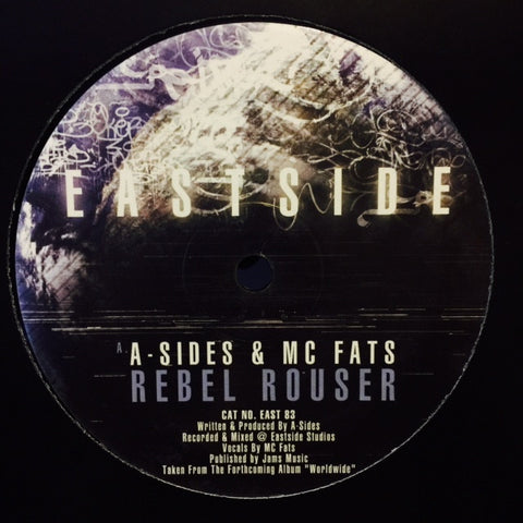 A Sides, MC Fats, Break - Rebel Rouser / Definite 12" EAST83 Eastside Records